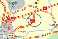 come raggiungerci - vista aerea